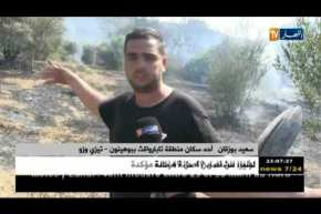 تيزي وزو: حريق مهول ببوهينون يلتهم هكتارات من المساحات الغابية