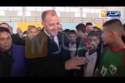 وزير الشباب والرياضة يقوم بزيارة تفقدية للمنشآت الرياضية بسيدي بلعباس