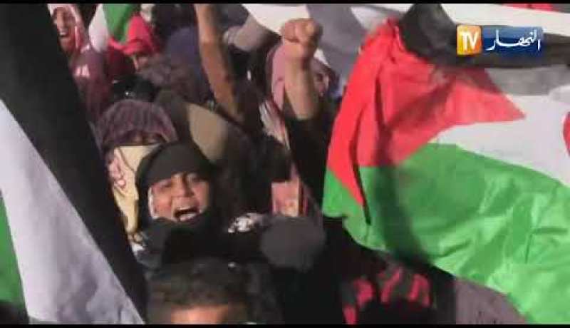 تندوف: فعاليات المجتمع المدني في مسيرة تضامنية مع الشعب الصحراوي