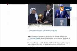 رونالدو يفوز بجائزة غلوب سوكر لأحسن لاعب في العالم و ديشان يختار كأفضل مدرب