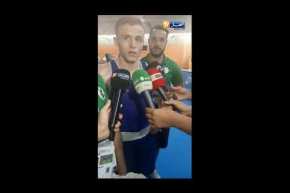 الملاكم رضا بن بعزيز فخور بفوزه و يتمنى تشريف الراية الوطنية بميدالية