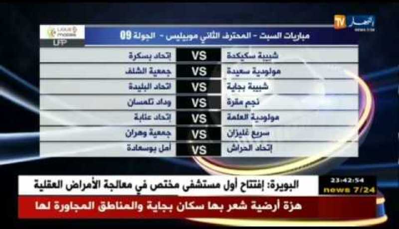 الرائد أولمبي الشلف في تنقل صعب لسعيدة.. وداربي غليزان ولازمو يحبس الأنفاس