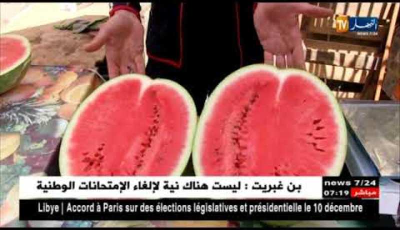 رمضان2018: بيع الدلاع ب “البرج” يستهوي الصائمين