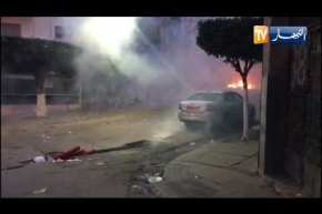 أعمال شغب ومناوشات بين المتظاهرين وقوات الشرطة بالعاصمة