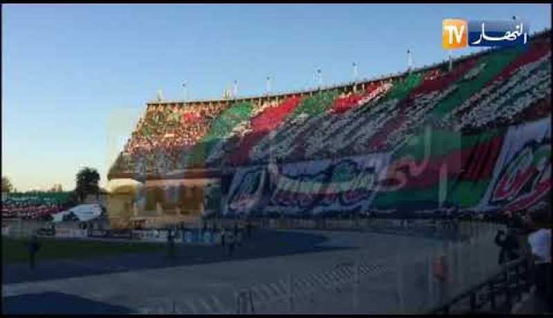 تيفو عالمي من أنصار إتحاد العاصمة ومولودية الجزائر