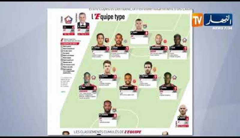 زفان ضمن التشكيلة المثالية للجولة الـ23 من البطولة الفرنسية