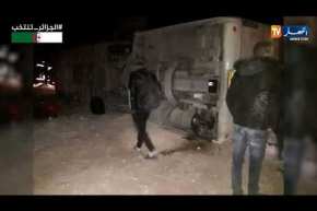غرداية: وفاة طفل و إصابة 27 شخصا إثر إنقلاب حافلة بالطريق الوطني رقم 1