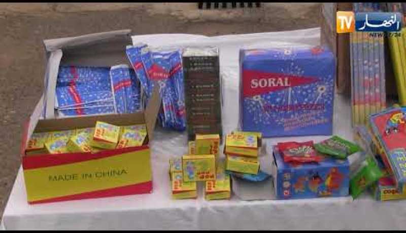 سيدي بلعباس: حجز كمية معتبرة من المفرقعات بالطريق الوطني رقم 13