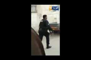 لحظة خروج علي حداد من محكمة القالة