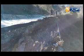 تيزي وزو .. إنجراف التربة بقرية ثاقة بآيت يحي تهدد شبكة الغاز الطبيعي