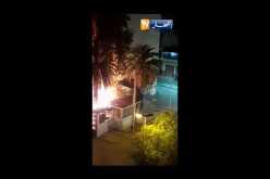 شاهد.. تلميذ يحرق حي وسط البليدة لانه لم يتحصل على البكالوريا