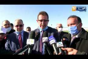 غرداية: وزير الفلاحة يضع حجر الأساس لمقر ديوان تنمية الزراعة الصناعية