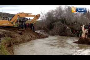 عملية البحث عن عون الحماية المدنية بواد الدهوس في البويرة متواصلة