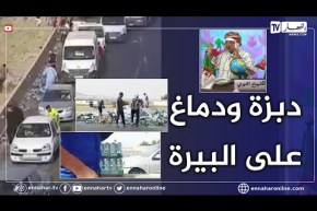 الشيخ النوي: تهافت على سرقة المشروبات الكحولية بعد سقوط حاوية في الطريق السريع.. إبليس تخلع