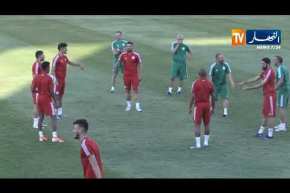 المنتخب الوطني يواصل تحضيراته استعدادا لمواجهة السنغال