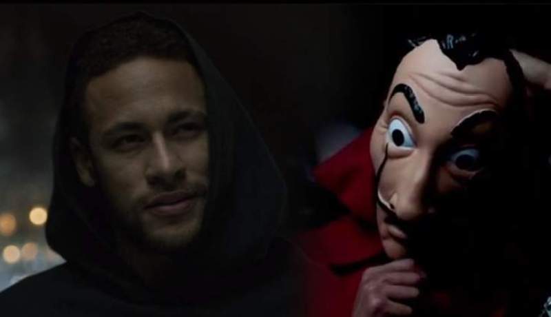 نيمار يفاجئ محبيه و يشارك في مسلسل “La Casa De Papel”