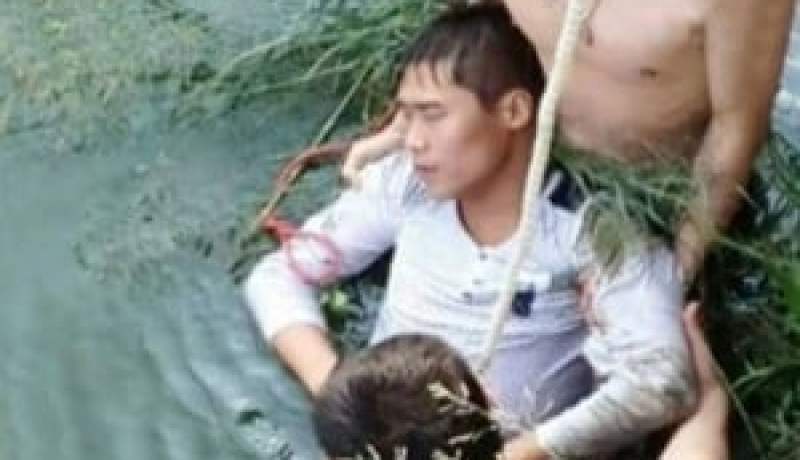 بالصور رجل يحاول الإنتحار بعد رؤيته لزوجته للمرة الأولى