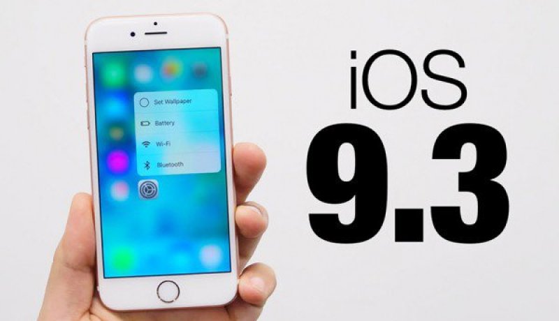إيقاف تحديث iOS 9.3 لبعض أجهزة Apple
