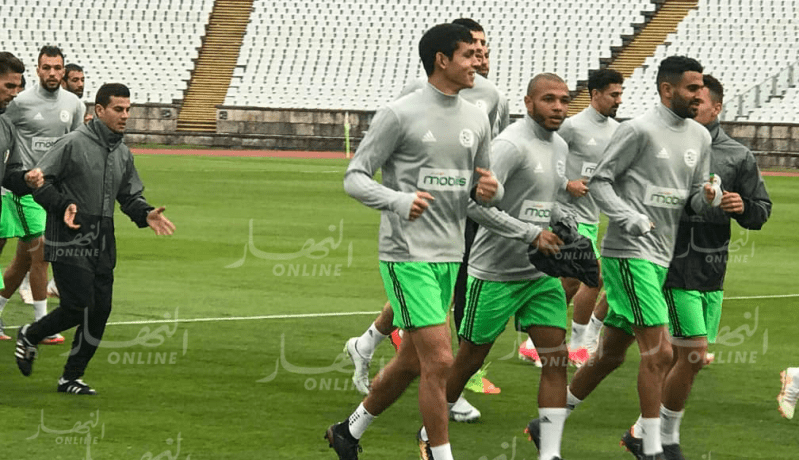 بالصور.. المنتخب الوطني يُجري أول حصة تدريبية بالبرتغال