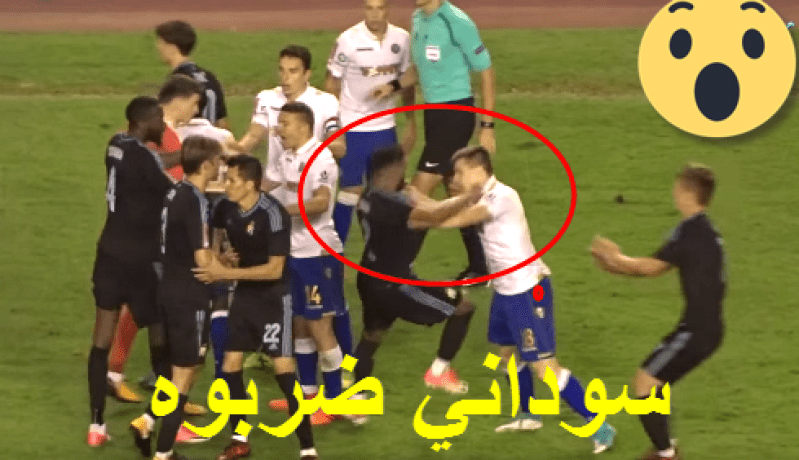 بالفيديو.. سوداني “خلاصت عليه بدبزة في وجهو”