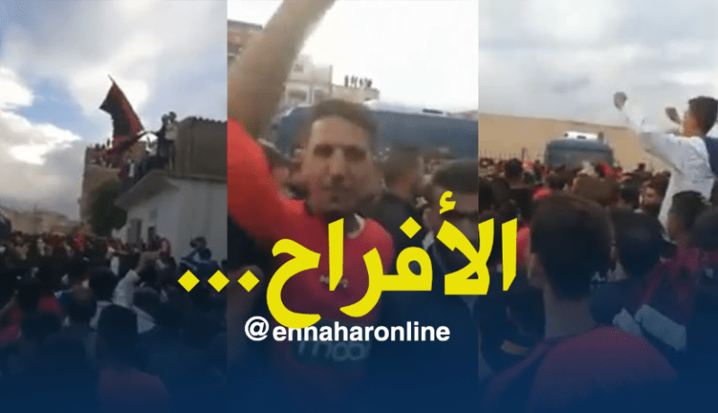 بالفيديو.. إحتفالات عارمة بشوارع عين مليلة بعد الصعود
