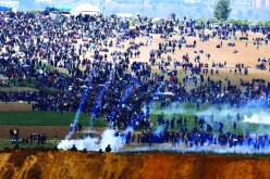 إصابة أزيد من 40 فلسطينيا بالرصاص الحي بعد إشتباكهم مع قوات الكيان الصهيوني