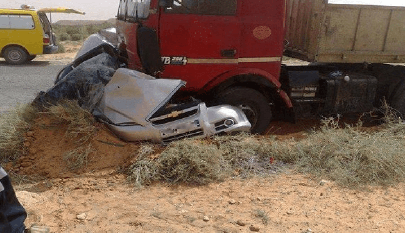 وفاة شخصين وإصابة أخر بحادث مرور في تيارت