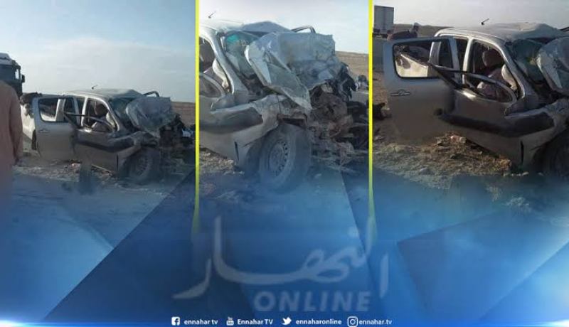 غرداية: وفاة شخصين في حادث مرور
