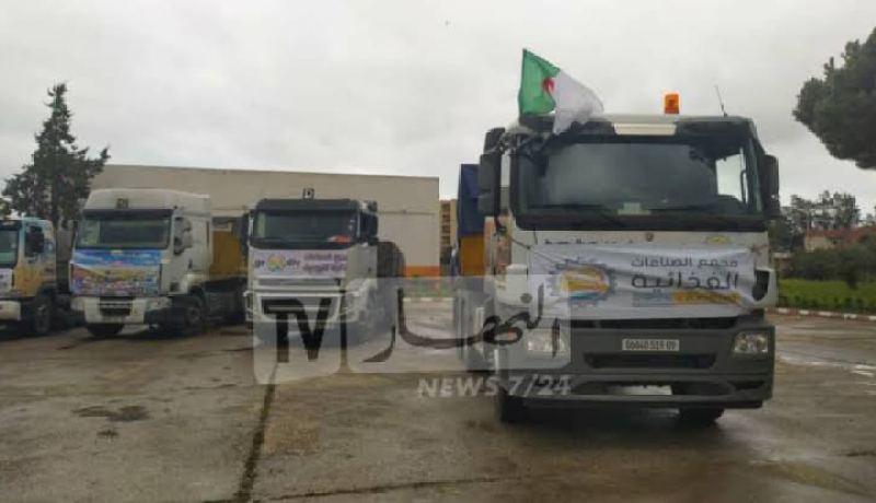 ميلة: وصول 12 شاحنة محملة بمساعدات موجهة للمتضررين من الهزتين الأرضيتين