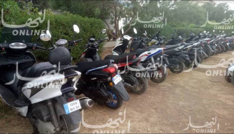 شرطة تمنراست تحجز 117 دراجة نارية