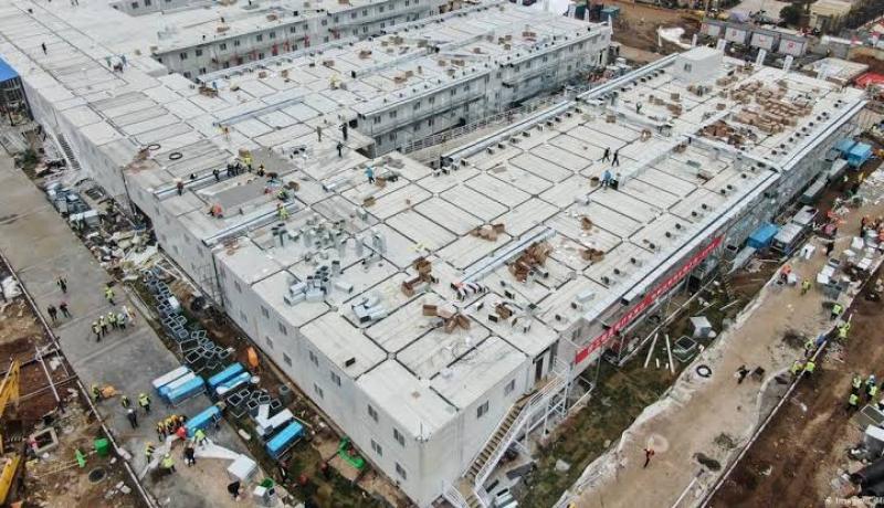 شاهد المستشفى الذي شيّدته الصين في 8 أيام من الداخل