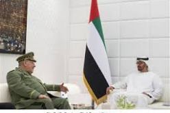 محمد بن زايد يستقبل نائب وزير الدفاع الجزائري
