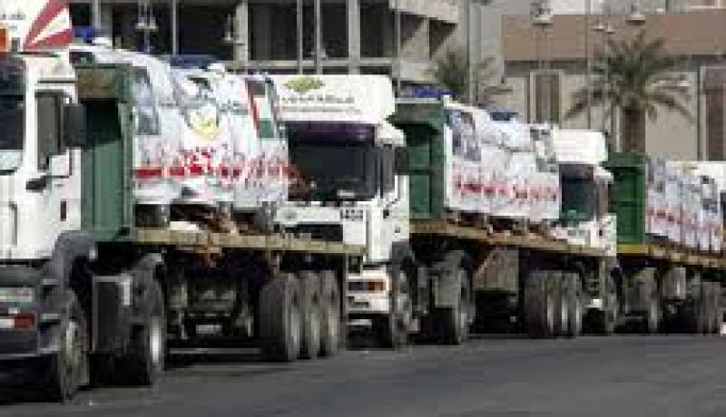 منظمات خيرية تركية تقدم مساعدات لأهالى غزة