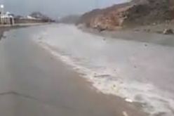 الطريق سيدي بختي عين الكرمة مغلق أمام حركة المرور بسبب الأمطار