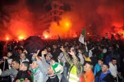 فرحة عارمة لانصار الخضر بعد التاهل التاريخي الى الدور الثاني من المونديال