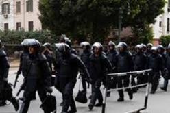 تفريق تجمع من قبل قوات الامن بالعاصمة