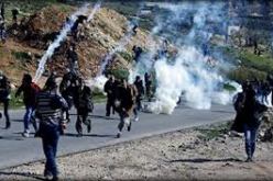 إصابة عدد من الفلسطينيين بحالات إختناق في مواجهات مع قوات الإحتلال جنوب جنين