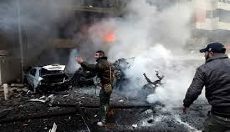 جرحى في انفجار سيارة بعرسال في لبنان