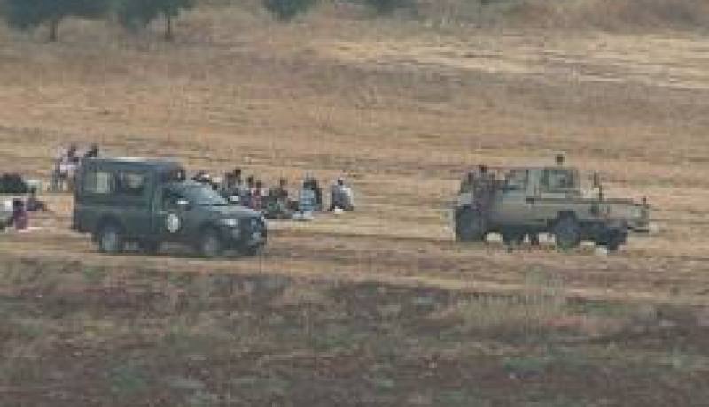 جرح جندي اردني اثر سقوط قذائف وطلقات خفيفة من الجانب السوري