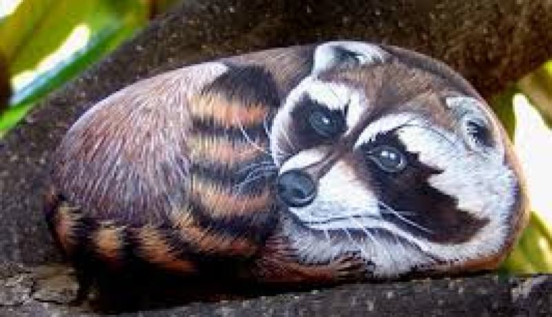 صور لفن الرسم على الحجارة