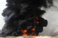 أنبوب النفط الرئيسي في محافظة مأرب باليمن يتعرض لتفجير جديد