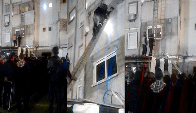 انهيار سلالم عمارة والسكان في خطر بعنابة