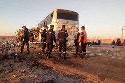 بالصور 34 ضحية إثر اصطدام حافلة لنقل المسافرين بشاحنة وسيارة في غرداية