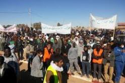 تواصل موجة الإحتجاج بعين صالح وإحتجاجات أخرى في بعض ولايات جنوب الوطن