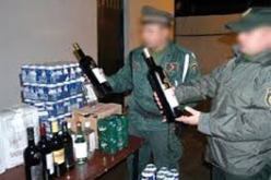 حجز 1.389 قارورة مشروبات كحولية في البيض