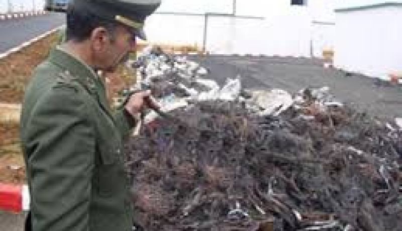 حجز 3,80 قناطير من نفايات النحاس في عين تموشنت