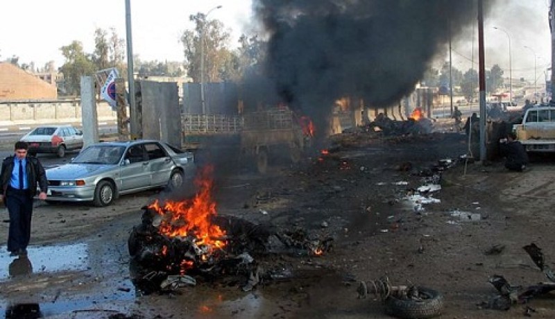 مقتل ضابط عراقي بانفجار عبوة لاصقة بسيارته الخاصة شمال بغداد