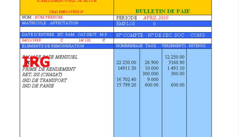 تخفيض IRG على أجور الفئات الهشة بـ5 من المائة