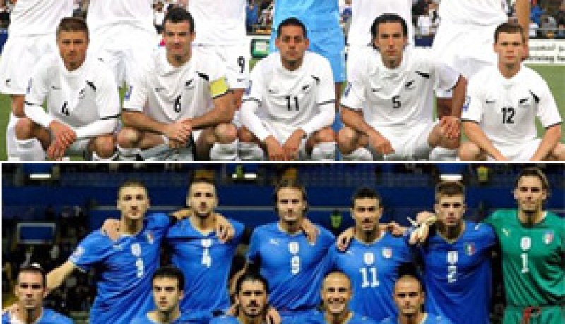 مونديال 2010: التشكيلتان الرسميتان لايطاليا ونيوزيلندا