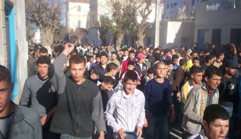 اعتصام ضد غلاء المعيشة وقمع حركة 20 فيفري في المغرب